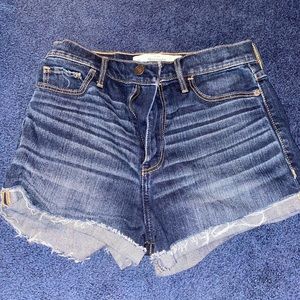 Denim Jean abercrombie and fitch jean shorts